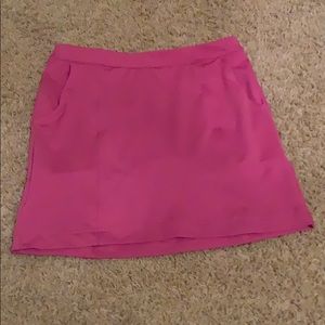 Pink Nike golf skirt